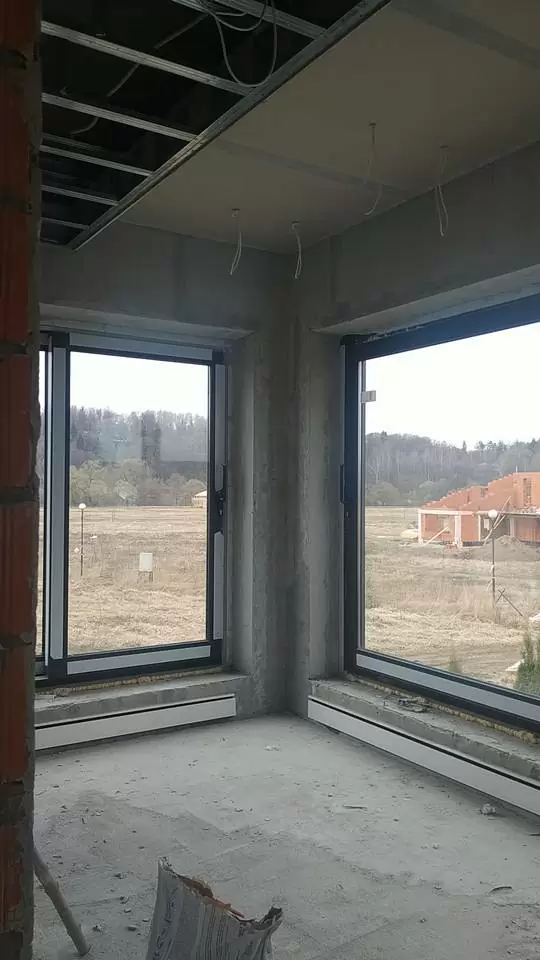 панорамные окна в коттедже