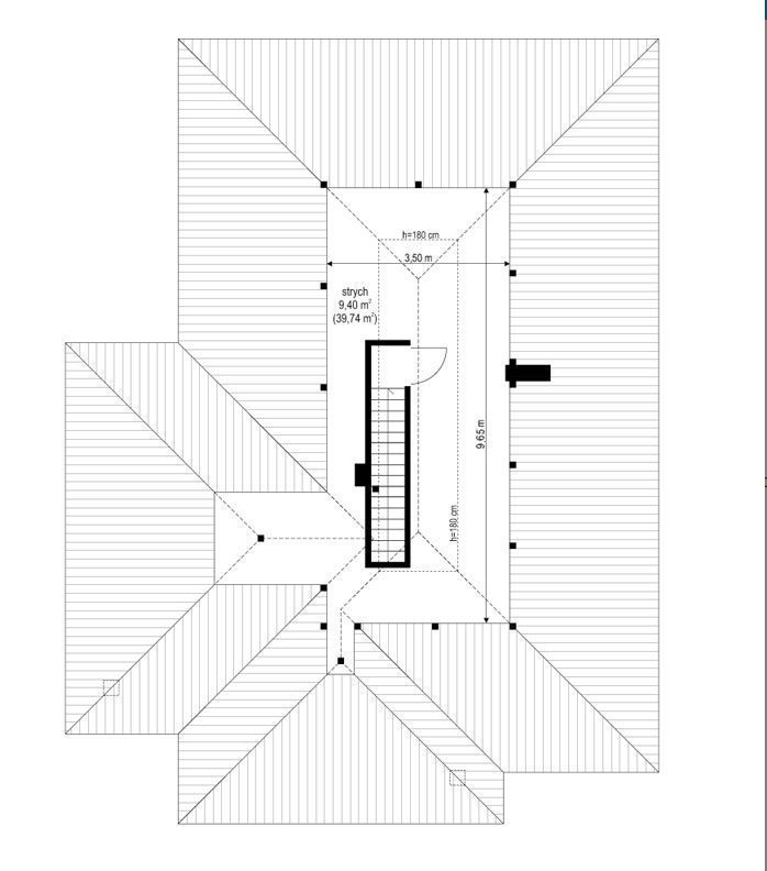 Проект одноэтажного современного коттеджа в классическом стиле с гаражом 17-123