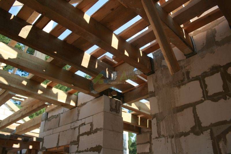 строительство деревянного перекрытия над 2 этажом