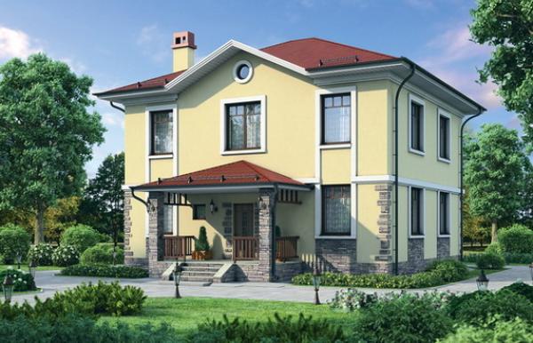 Типовой проект классического дома 4-179 (54-88)