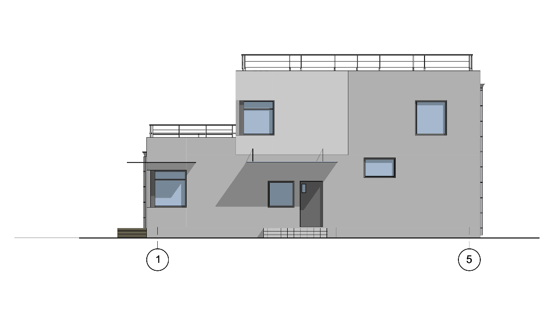 Проект дома с эксплуатируемой крышей и балконом 2-237,5