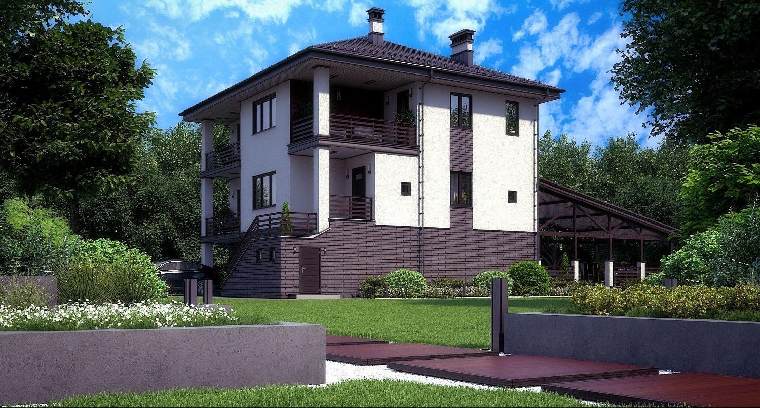 Проектирование дома на основе проекта 10-308 (38-36)