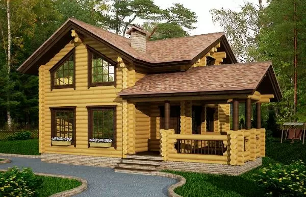 Проект деревянного дома до 150 кв м 7-111 