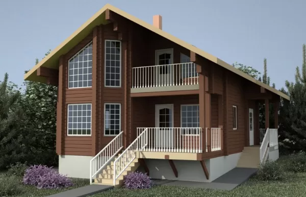 Проект деревянного дома до 150 кв м 7-127,7